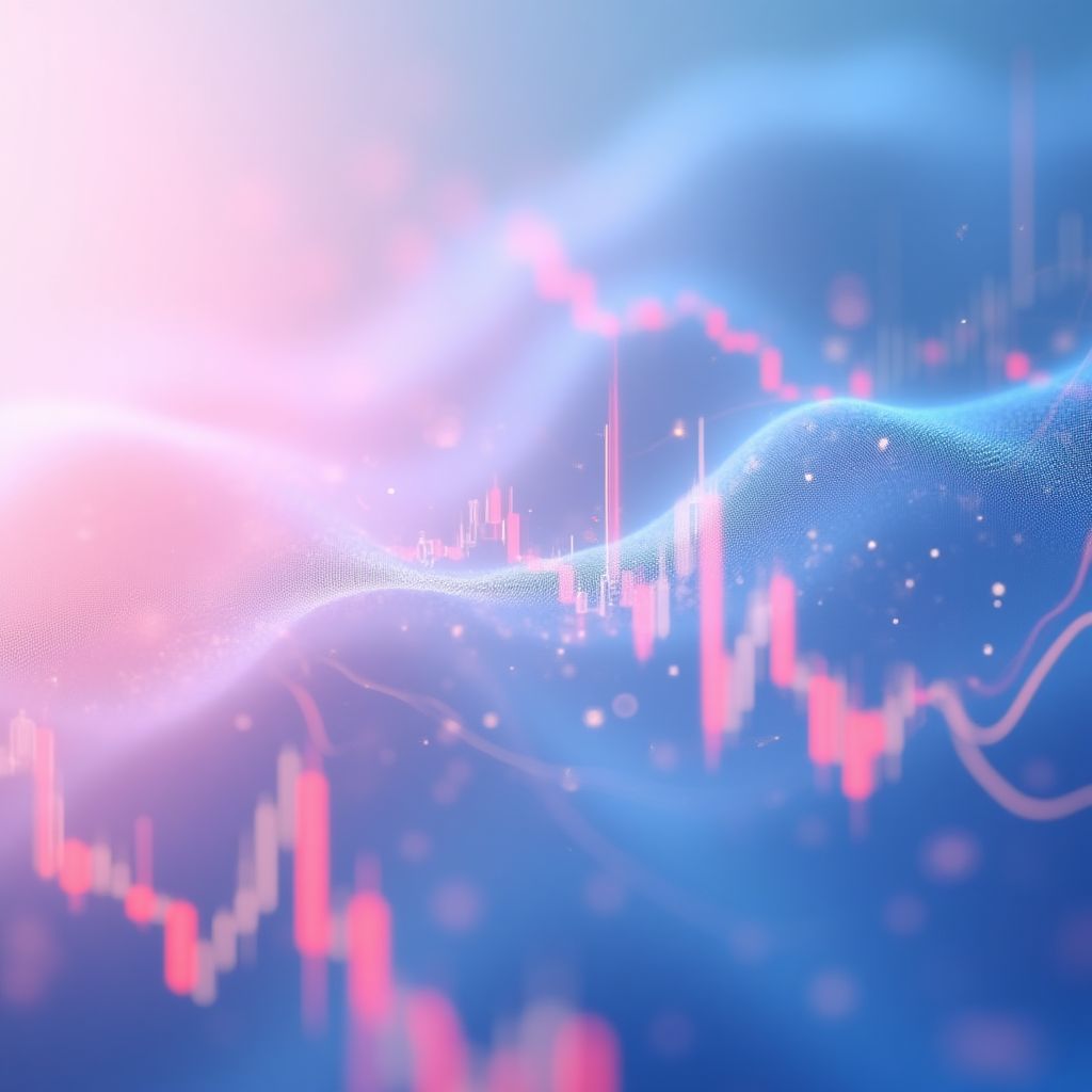 Visualización de una red neuronal analizando datos financieros